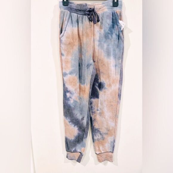 Hippie Rose Juniors' Tie-Dye Ribbed Pull-on Joggers, Brand New with tag 🏷️ M - Picture 4 of 4